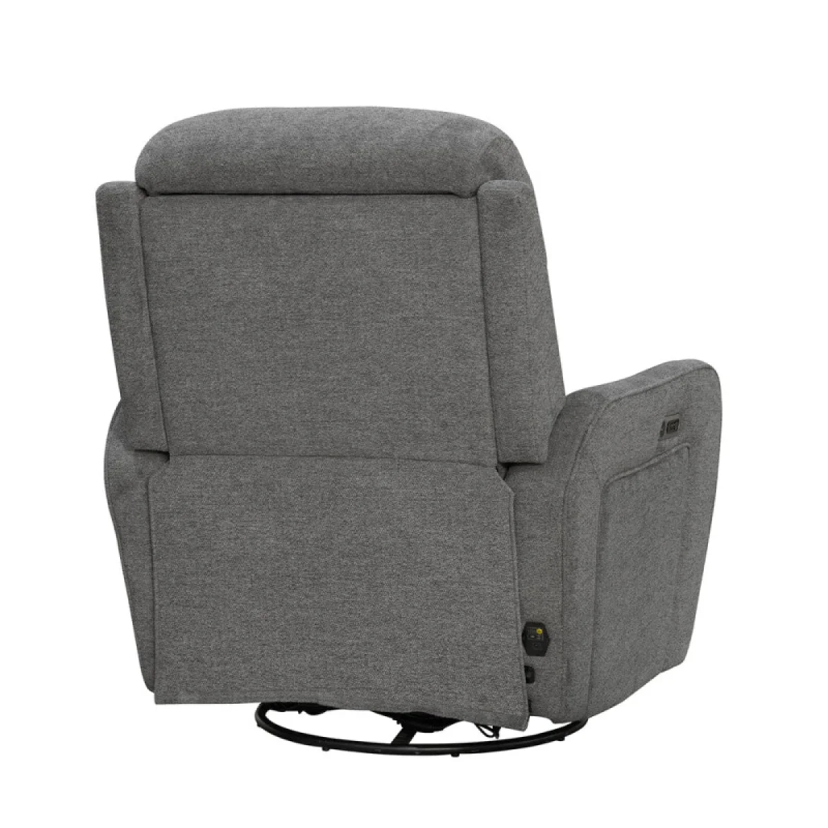 Quest – Upgrade Charcoal Swivel Glider Cordless Recliner – Powered By Freemotion Recliners Gray 10