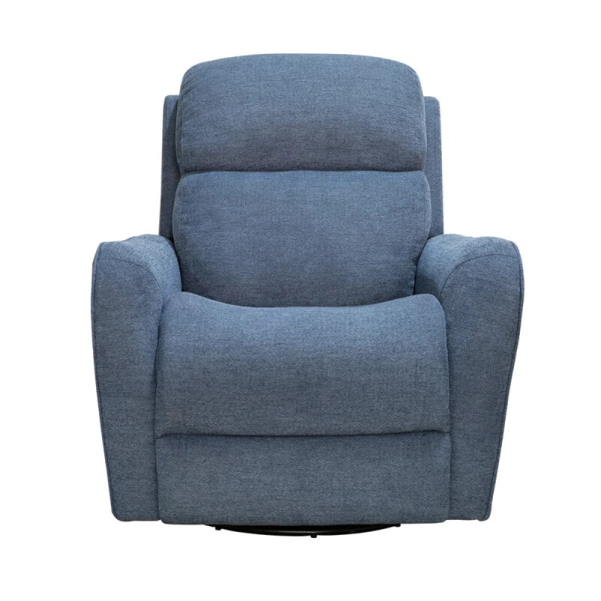 Quest – Upgrade Midnight Blue Swivel Glider Cordless Recliner – Powered By Freemotion Recliners blue 7