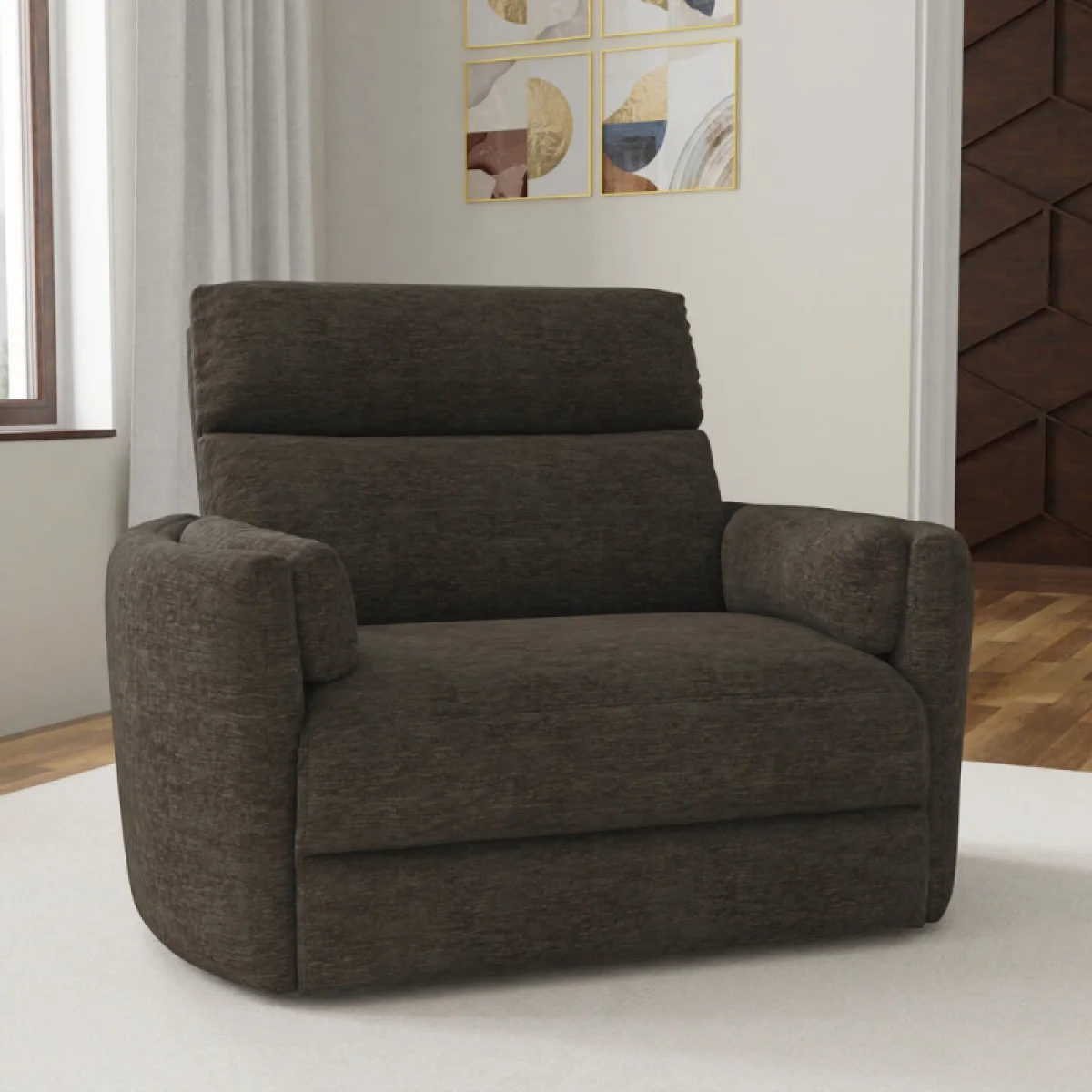 Radius – Krypton Xl Power Glider Recliner Recliners Brown 4