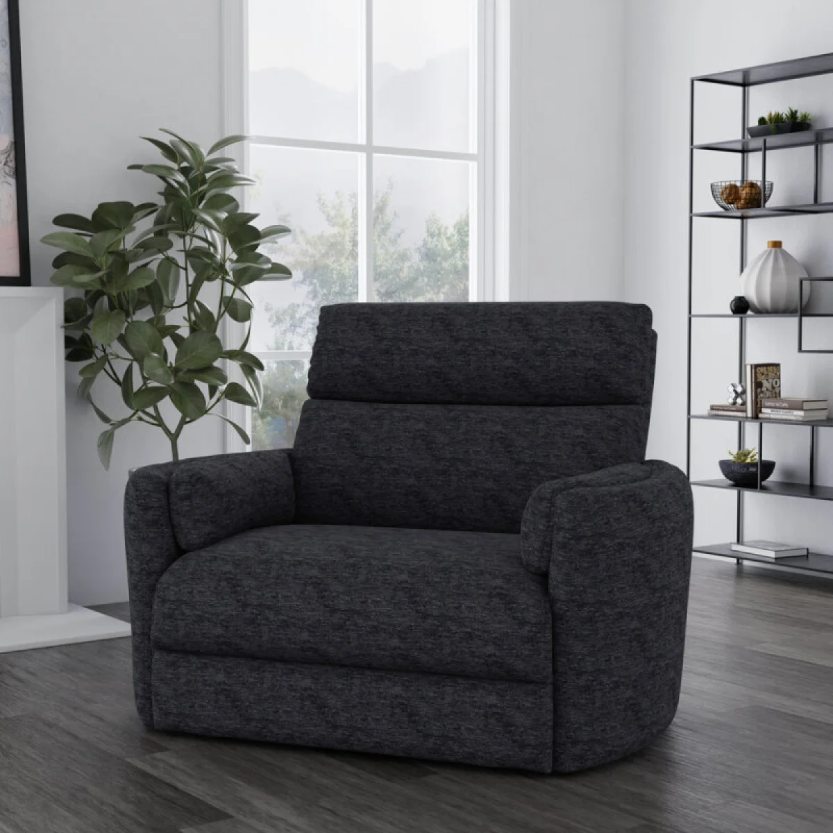 Radius – Mediterranean Xl Power Glider Recliner Recliners Gray 4