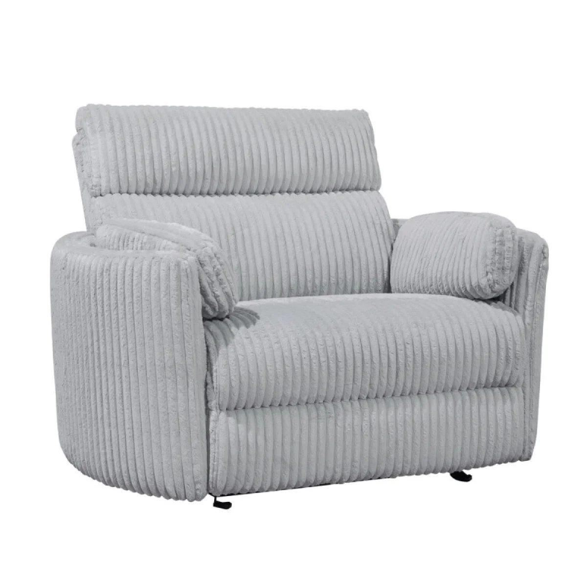 Radius – Mega Grey Xl Power Glider Recliner Recliners Gray 4