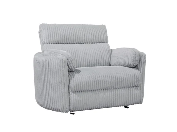 Radius – Mega Grey Xl Power Glider Recliner Recliners Gray