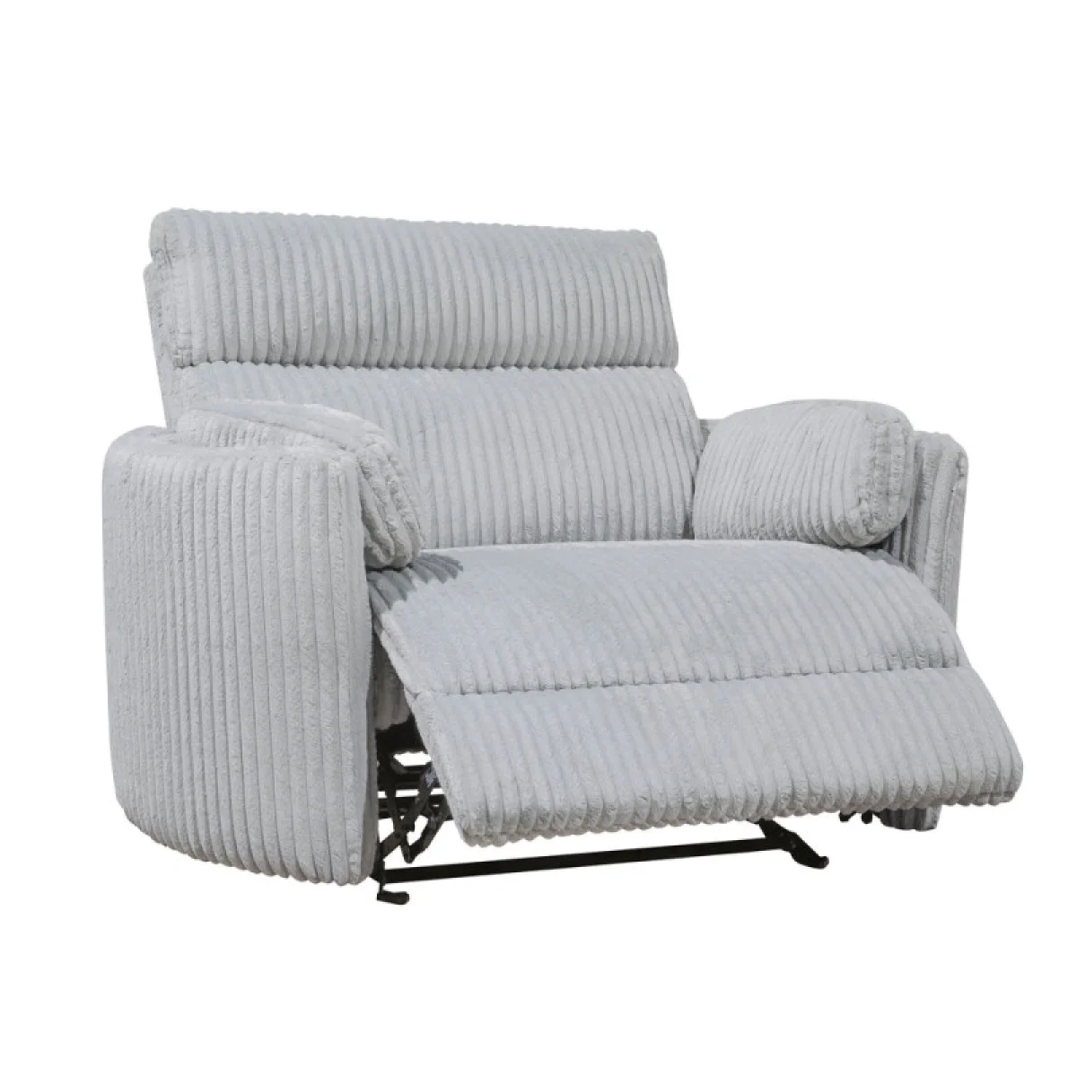Radius – Mega Grey Xl Power Glider Recliner Recliners Gray 6