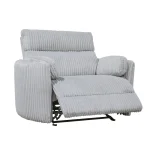 Radius – Mega Grey Xl Power Glider Recliner Recliners Gray 11