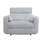 Radius – Mega Grey Xl Power Glider Recliner Recliners Gray 12