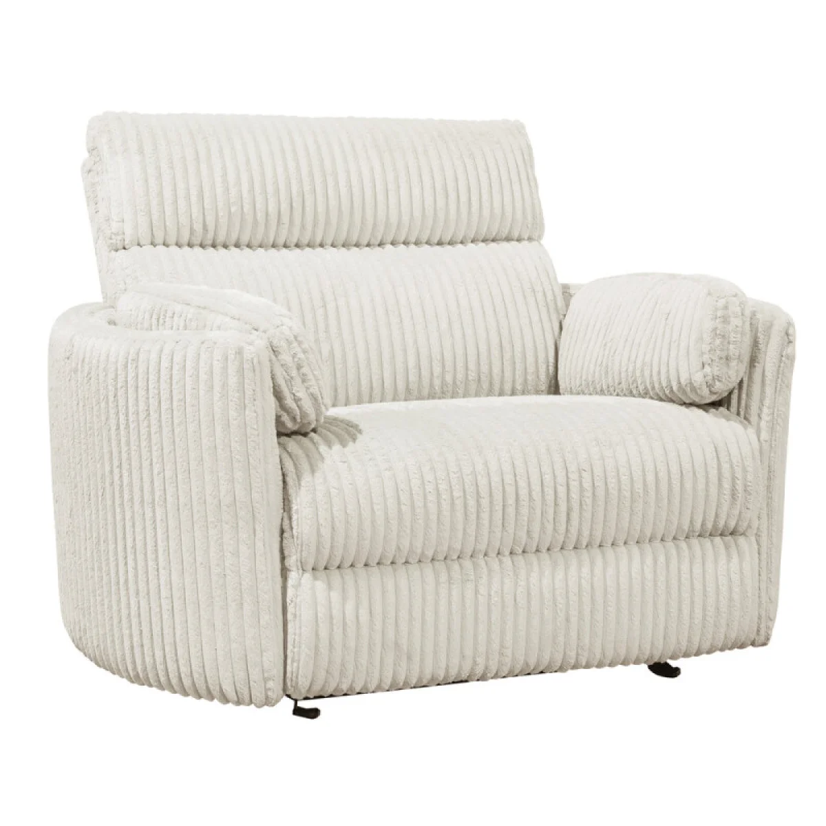 Radius – Mega Ivory Xl Power Glider Recliner Recliners Cream 6
