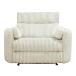 Radius – Mega Ivory Xl Power Glider Recliner Recliners Cream 13