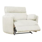 Radius – Mega Ivory Xl Power Glider Recliner Recliners Cream 14