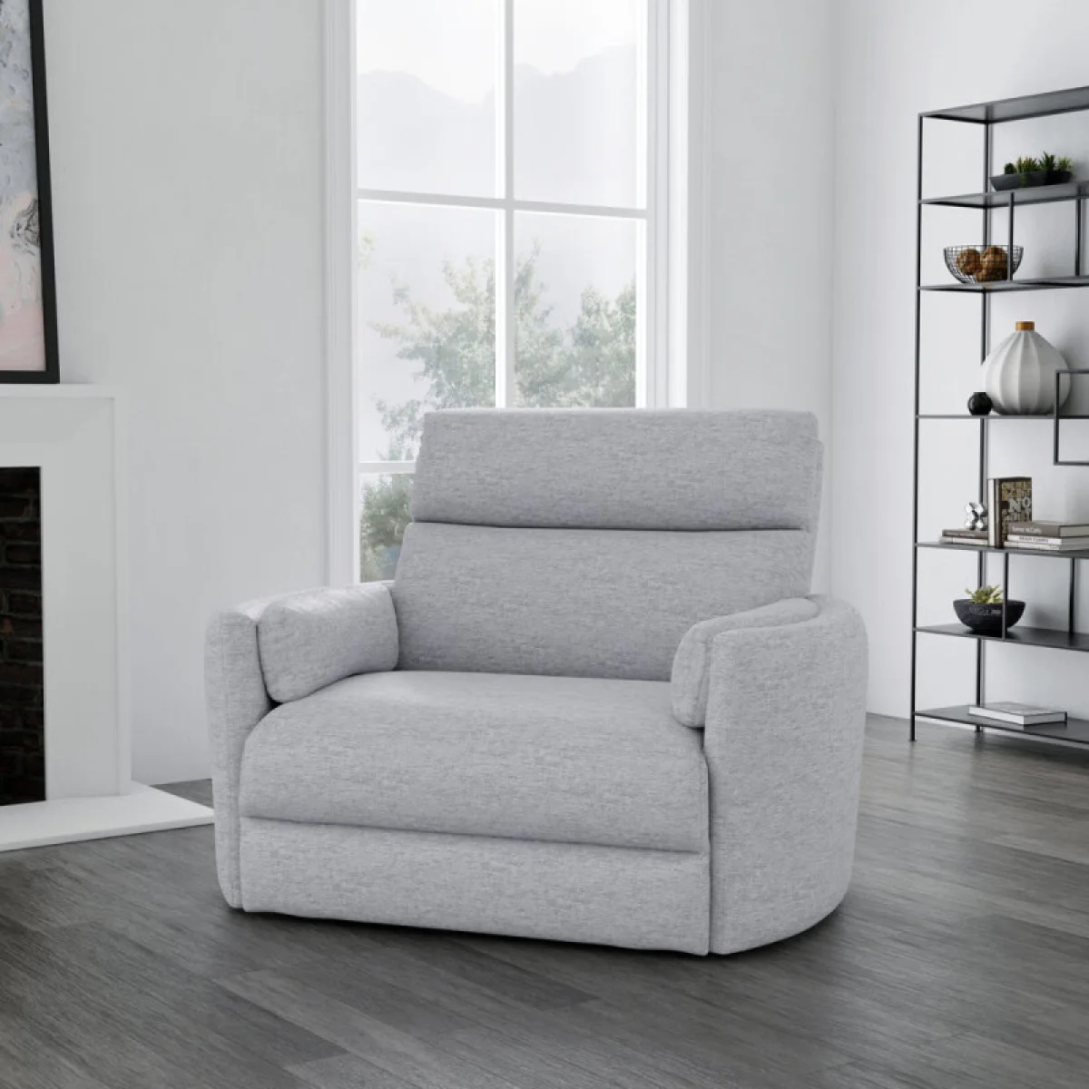 Radius – Mineral Xl Power Glider Recliner Recliners Gray 7