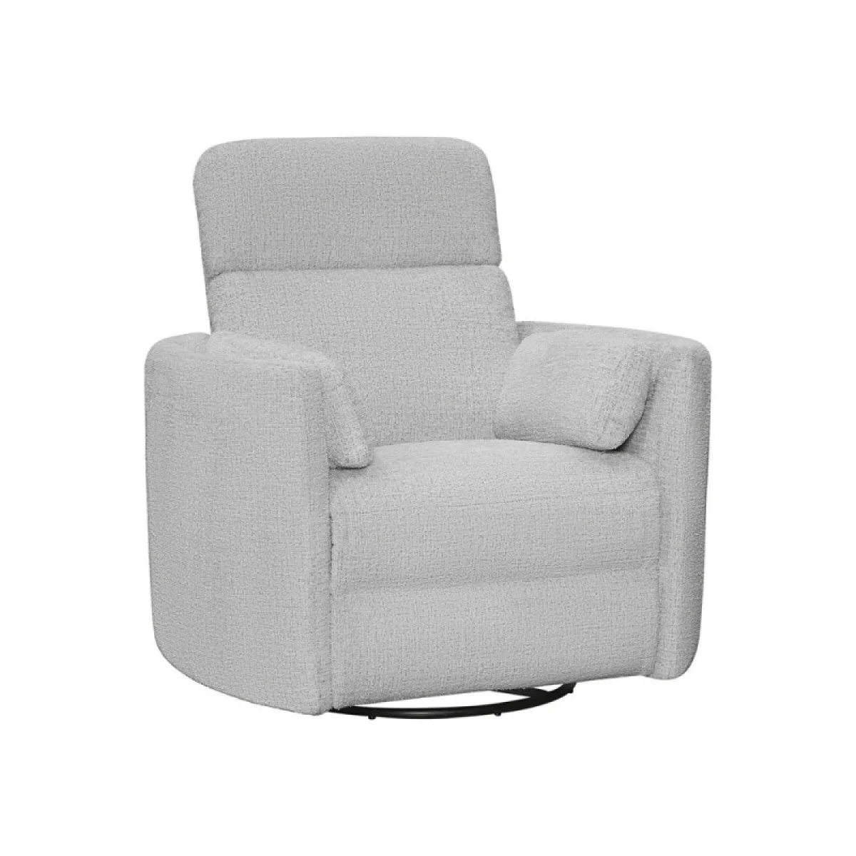 Radius – Angora Linen Manual Swivel Glider Recliner Recliners Angora 8