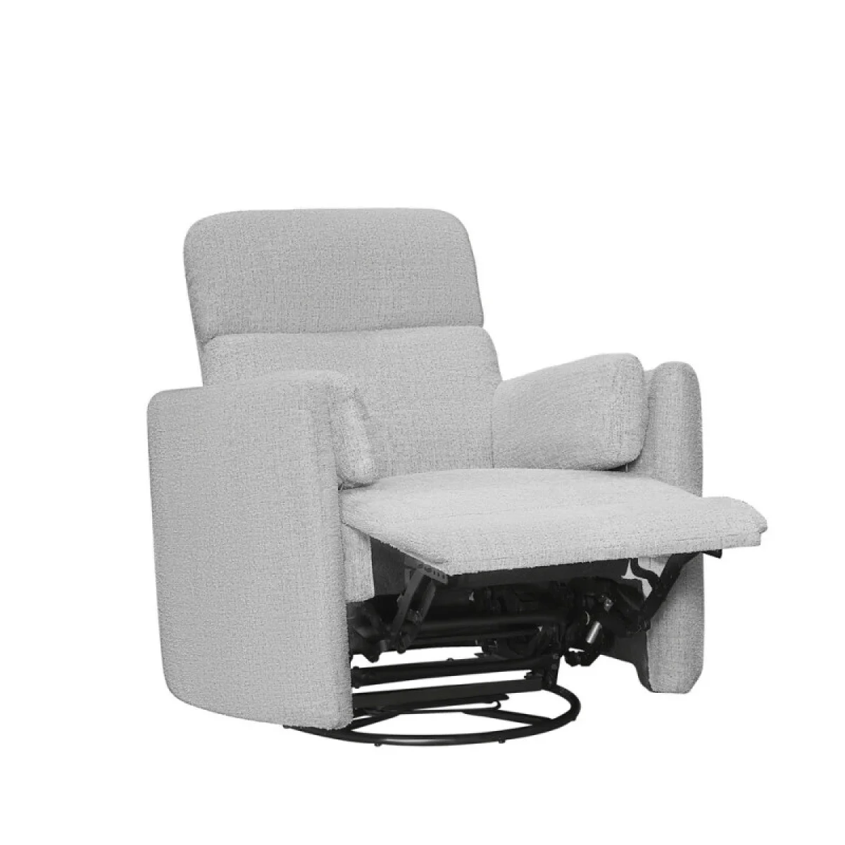 Radius – Angora Linen Manual Swivel Glider Recliner Recliners Angora 11