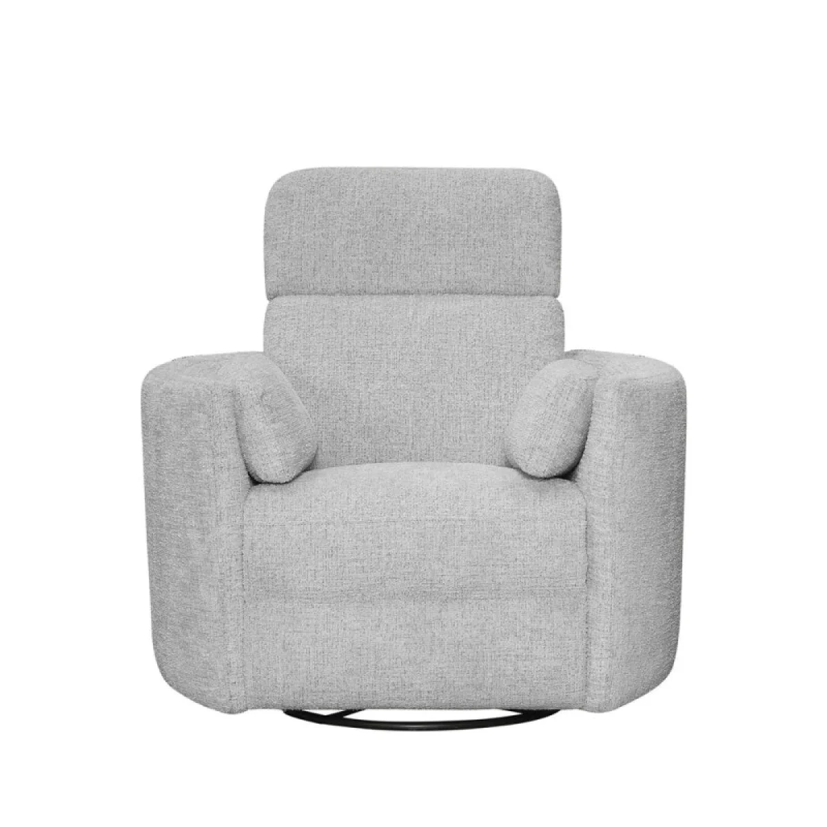 Radius – Angora Linen Manual Swivel Glider Recliner Recliners Angora 12