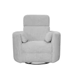 Radius – Angora Linen Manual Swivel Glider Recliner Recliners Angora 22