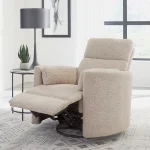 Radius – Burlap Manual Swivel Glider Recliner Recliners Burlap 12