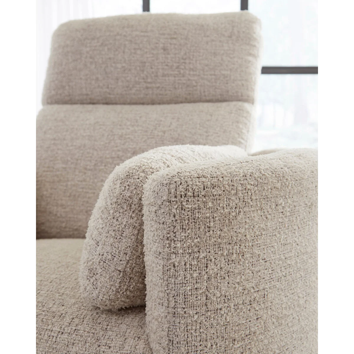Radius – Burlap Manual Swivel Glider Recliner Recliners Burlap 7