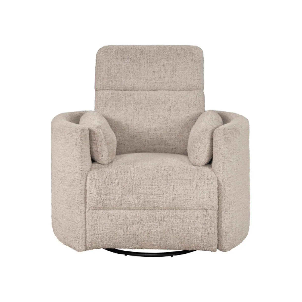Radius – Burlap Manual Swivel Glider Recliner Recliners Burlap 9