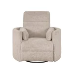 Radius – Burlap Manual Swivel Glider Recliner Recliners Burlap 15