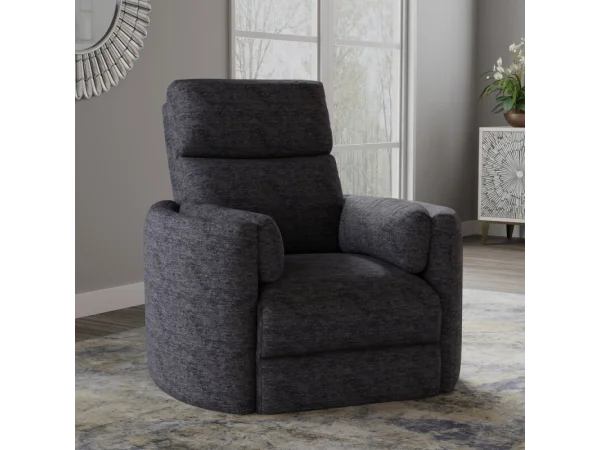 Radius – Mediterranean Power Swivel Glider Recliner Recliners Gray