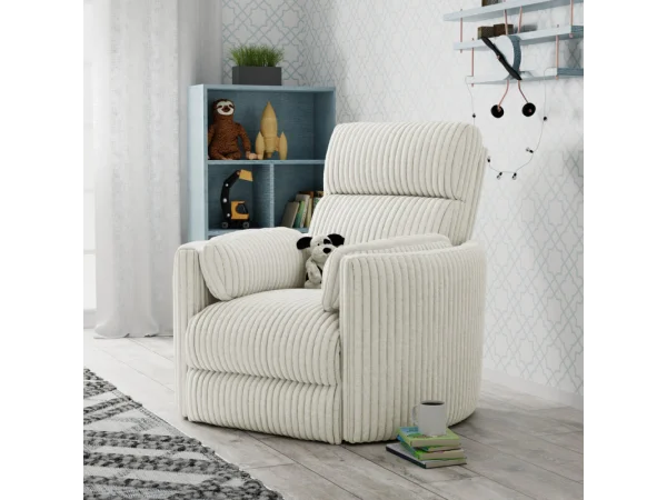 Radius – Mega Ivory Power Swivel Glider Recliner Recliners Cream