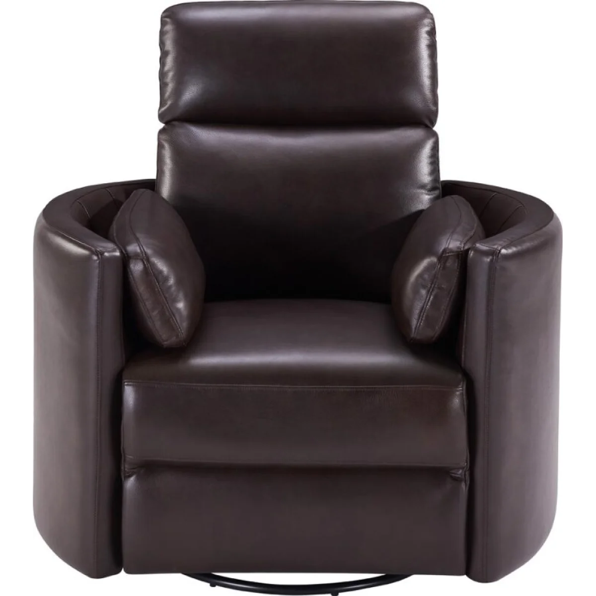 Radius – Florence Brown – Powered By Freemotion Power Cordless Swivel Glider Recliner Recliners Brown 8