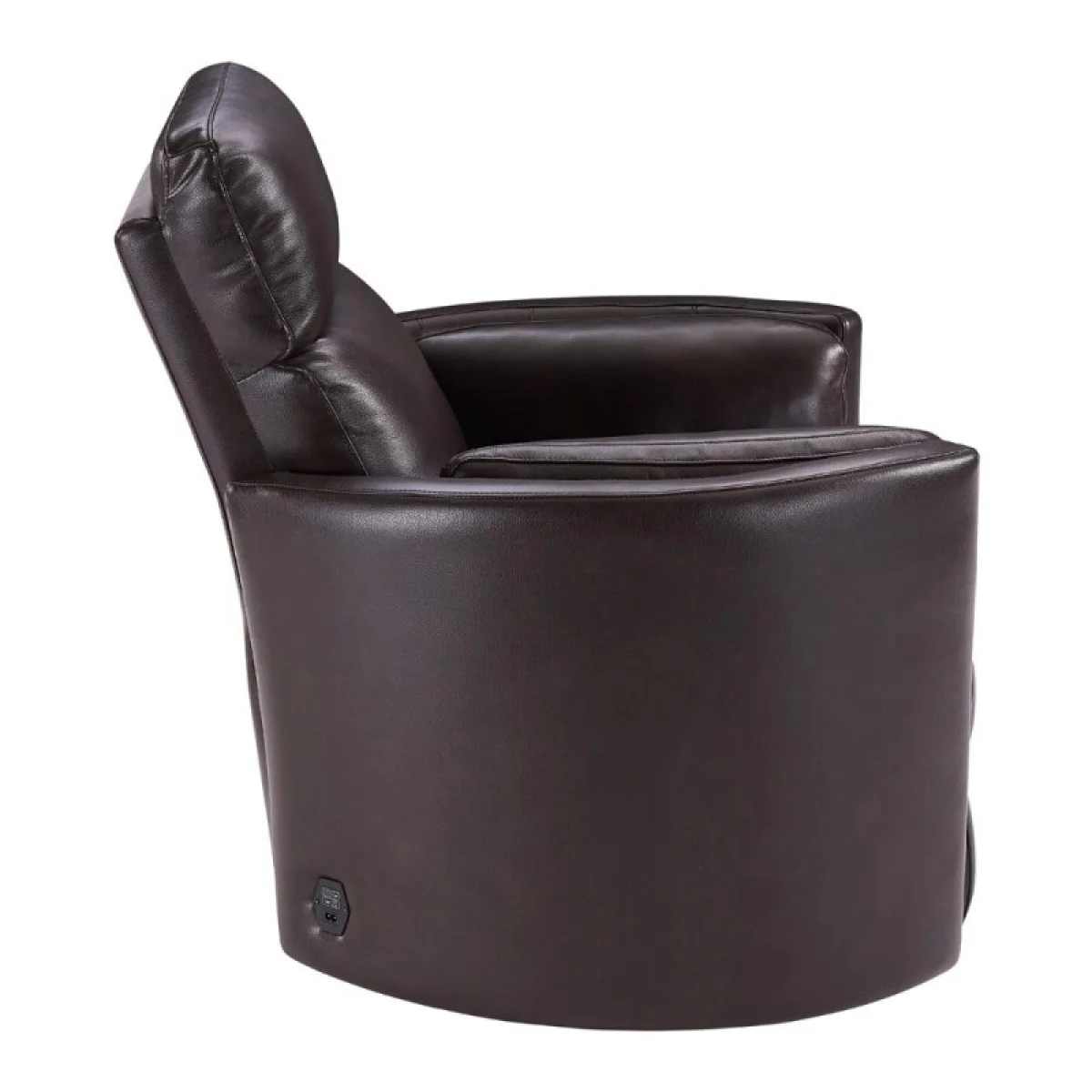 Radius – Florence Brown – Powered By Freemotion Power Cordless Swivel Glider Recliner Recliners Brown 9