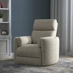 Radius – Tatum River Rock Power Swivel Glider Recliner Recliners Cream 12