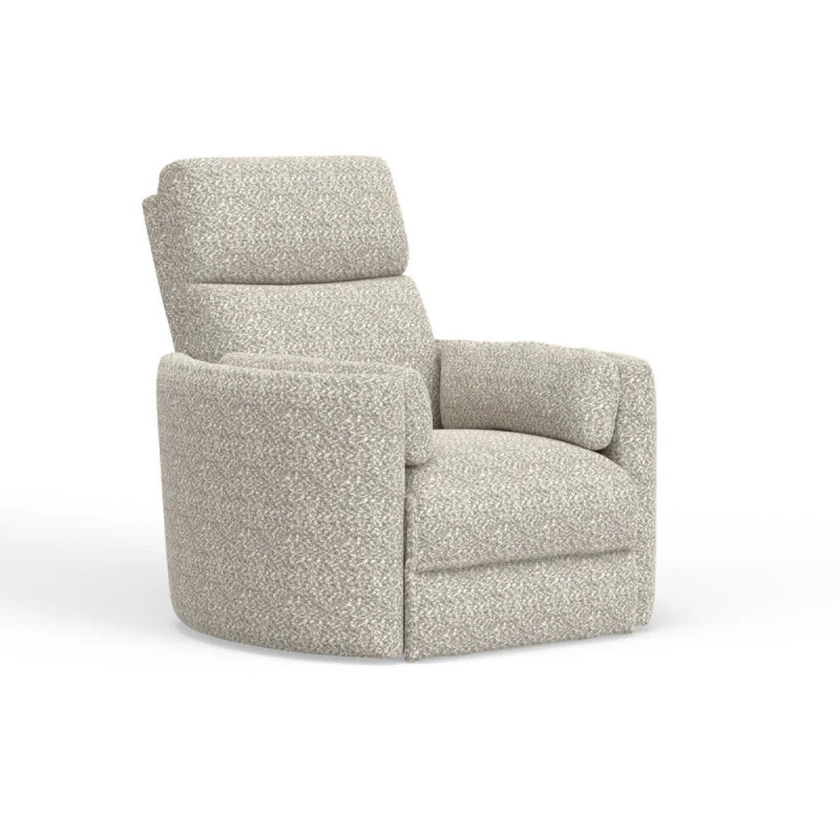 Radius – Tatum River Rock Power Swivel Glider Recliner Recliners Cream 7