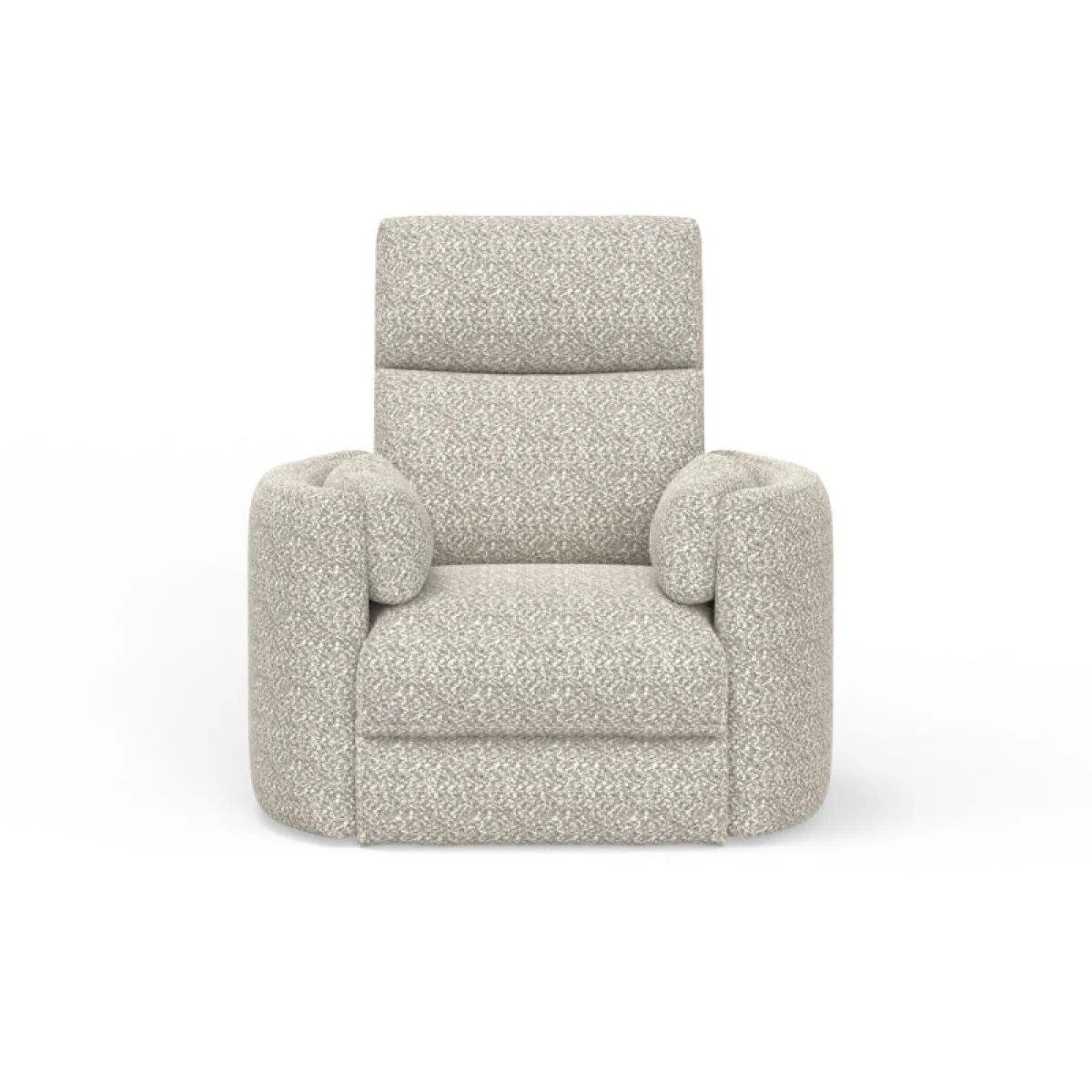 Radius – Tatum River Rock Power Swivel Glider Recliner Recliners Cream 9