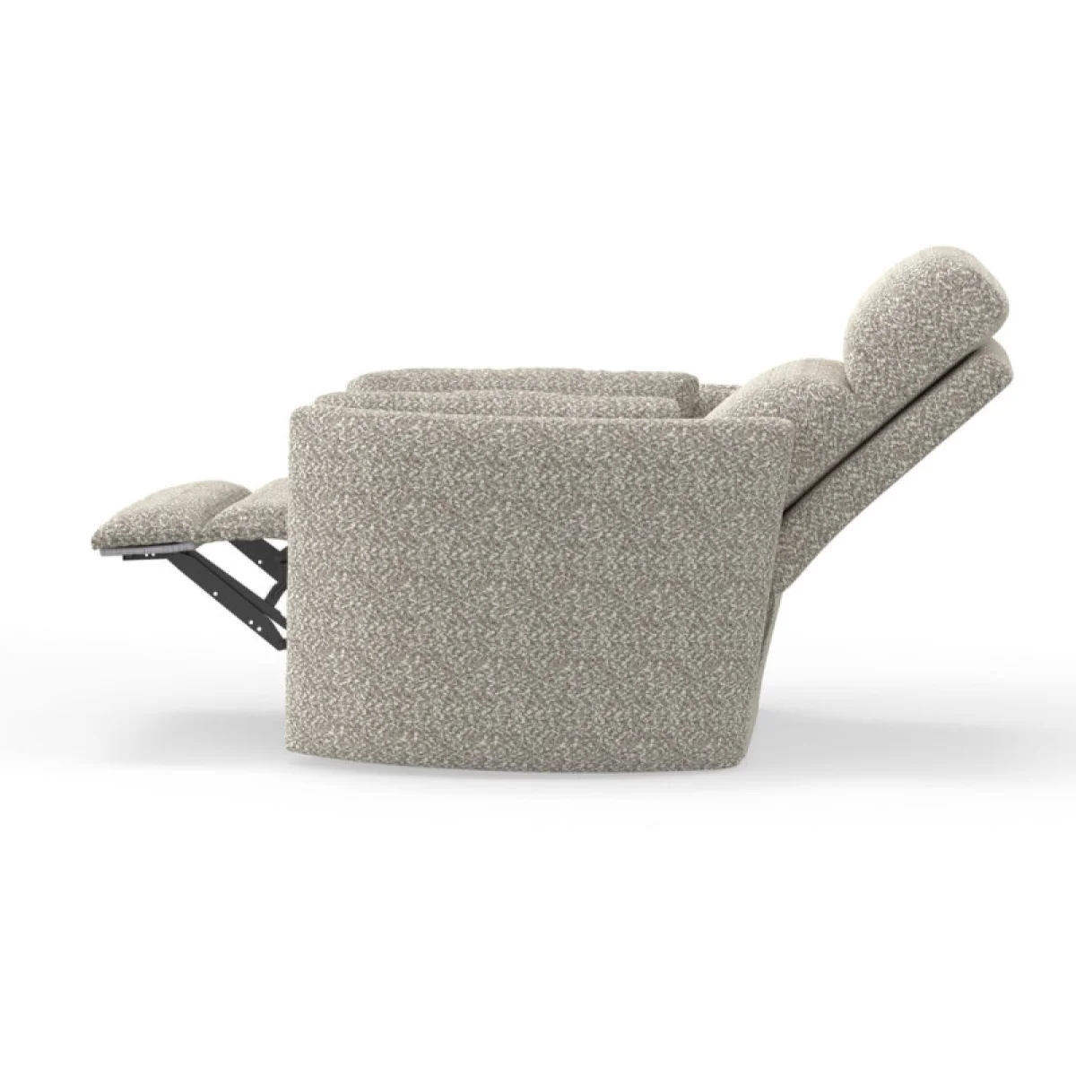 Radius – Tatum River Rock Power Swivel Glider Recliner Recliners Cream 10