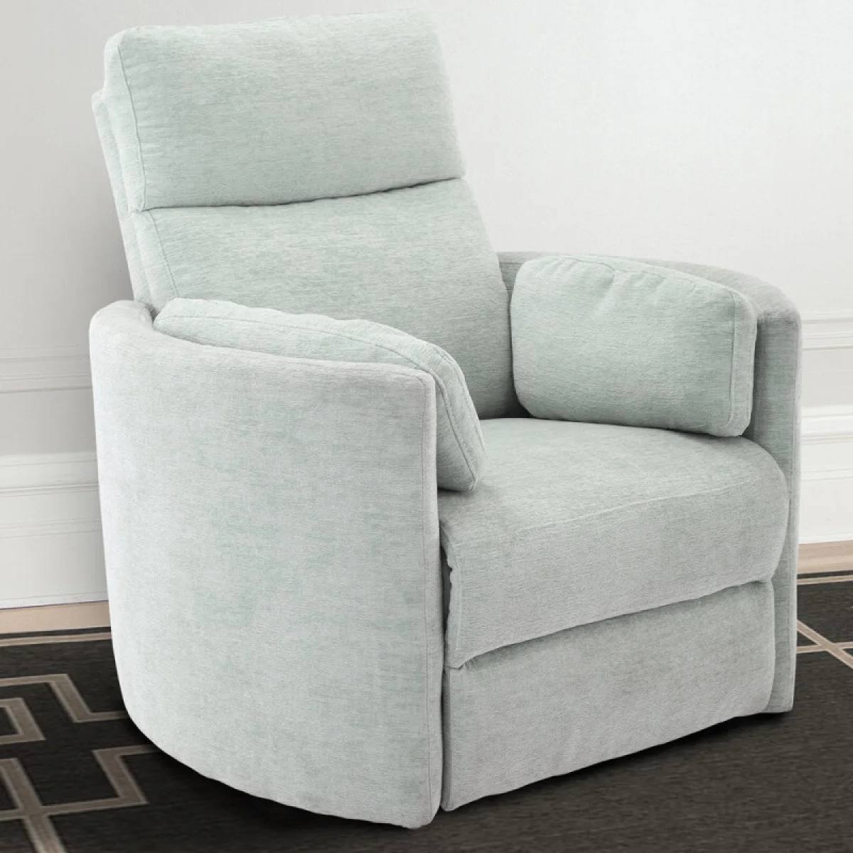 Radius – Windstream Power Swivel Glider Recliner Recliners Green 6