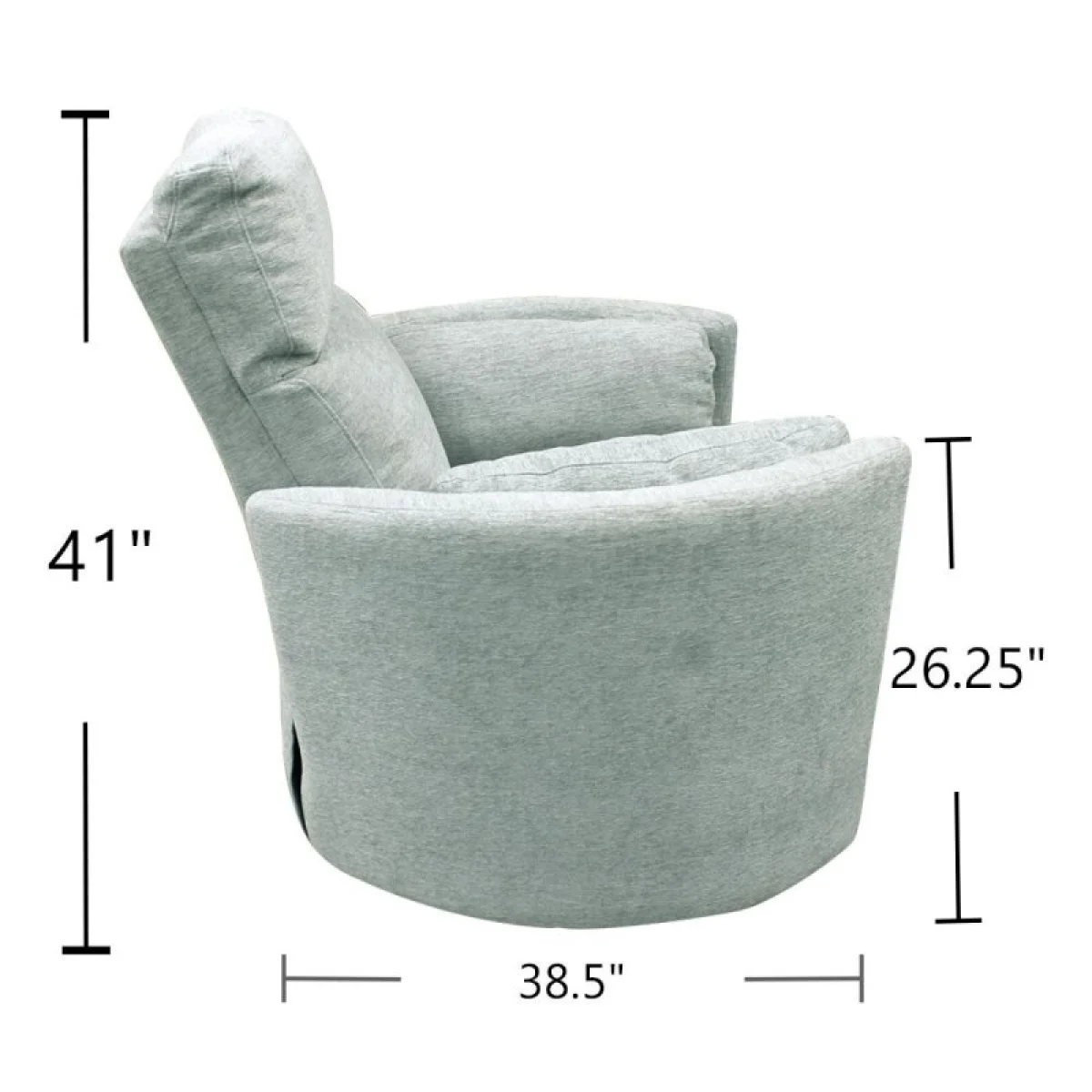 Radius – Windstream Power Swivel Glider Recliner Recliners Green 11