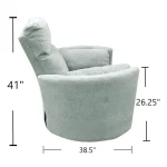 Radius – Windstream Power Swivel Glider Recliner Recliners Green 20