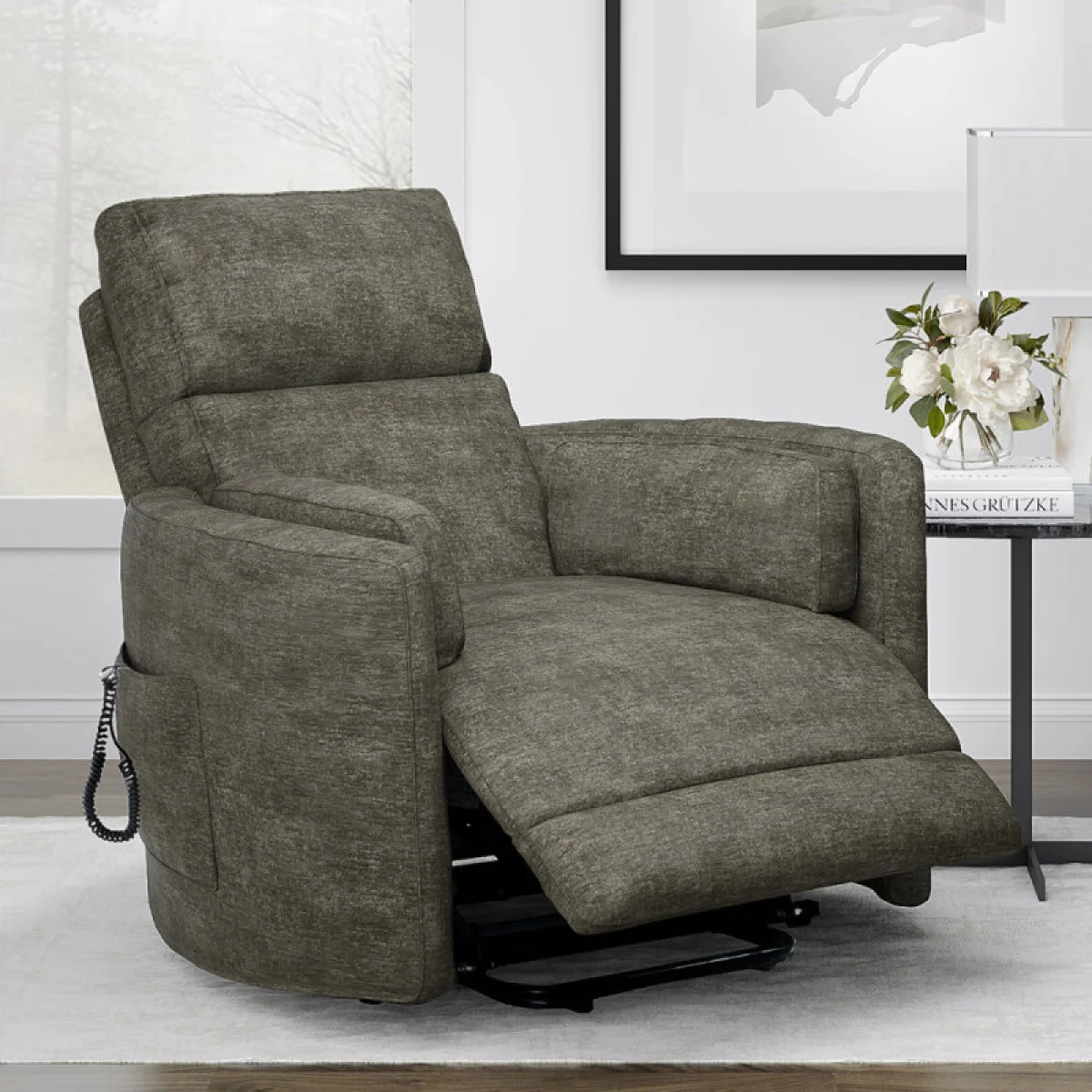Radius Lift – Krypton Power Lift Recliner Recliners Brown 6