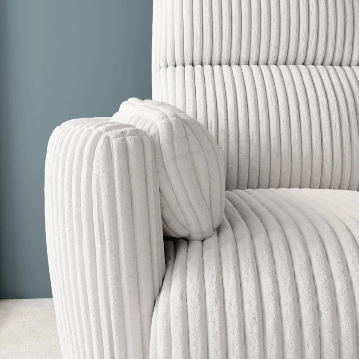 Radius – Mega Ivory Power Sofa Recliners Cream 7