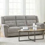Richland – Bristol Grey Power Sofa With Power Headrests Recliners Bristol Grey 10