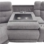 Richland – Bristol Grey 7 Piece Modular Power Reclining Sectional Recliners Bristol Grey 10