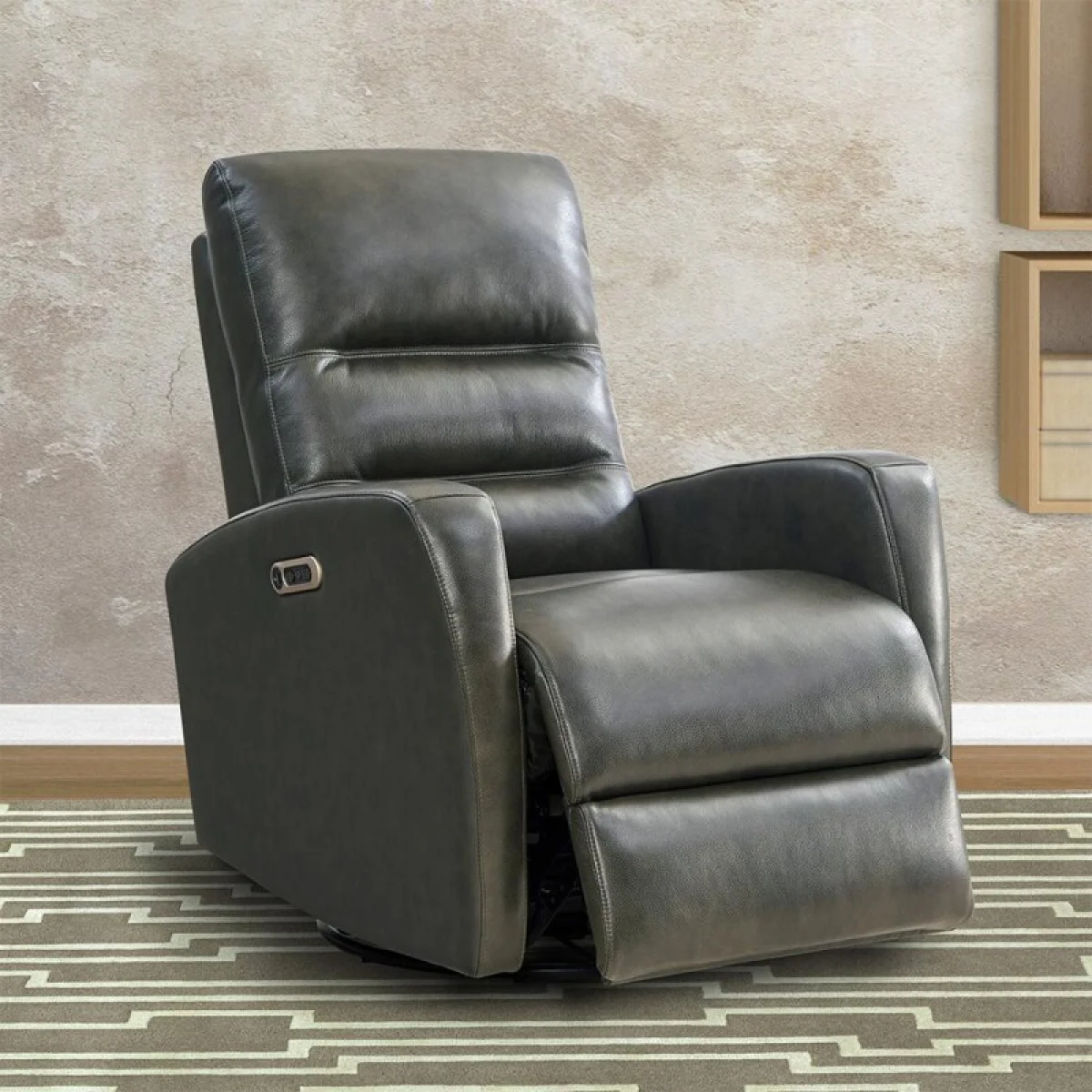 Ringo – Florence Grey Power Swivel Glider Recliner Recliners Florence Grey 6