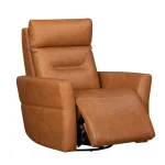 Remmington – Vintage Caramel Power Swivel Glider Recliner Recliners Brown 10