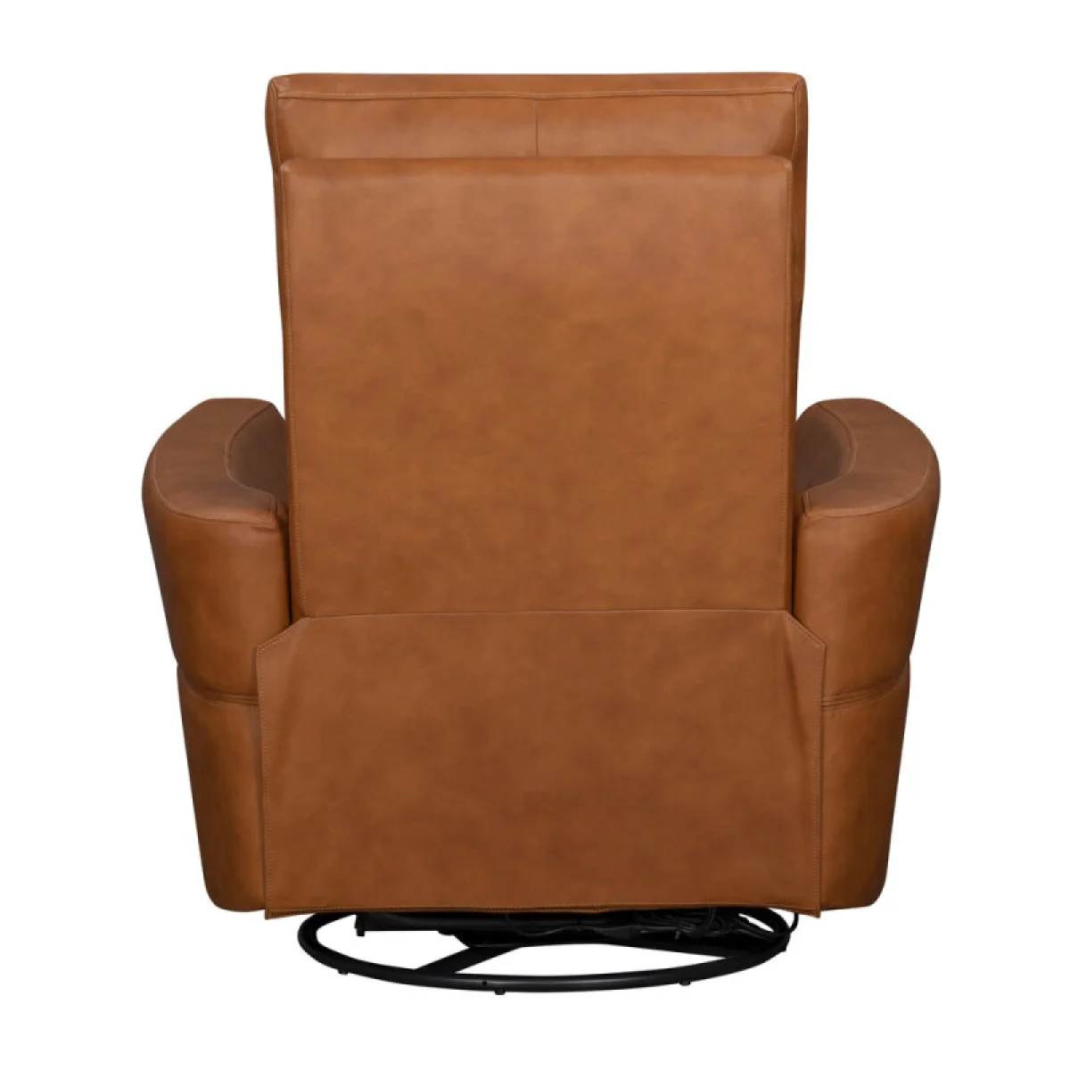 Remmington – Vintage Caramel Power Swivel Glider Recliner Recliners Brown 6