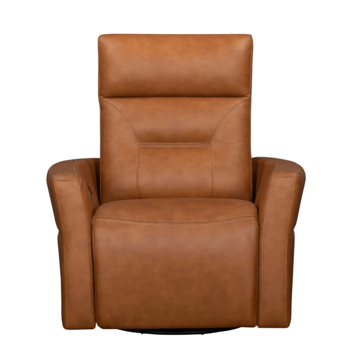 Remmington – Vintage Caramel Power Swivel Glider Recliner Recliners Brown 7