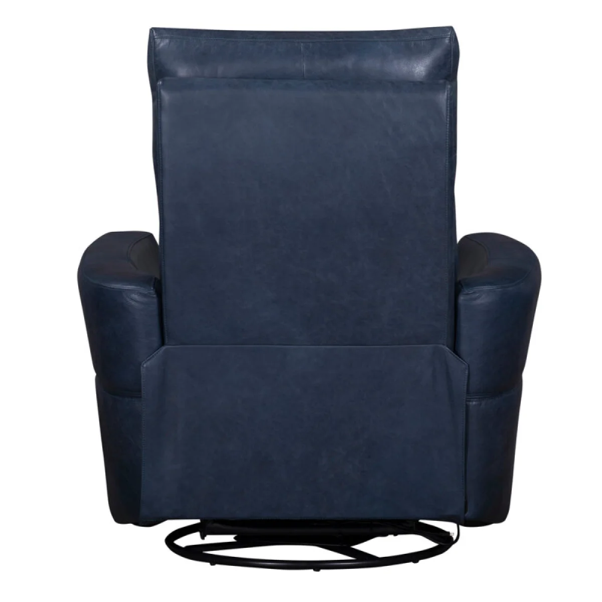 Remmington – Vintage Navy Power Swivel Glider Recliner Recliners blue 6