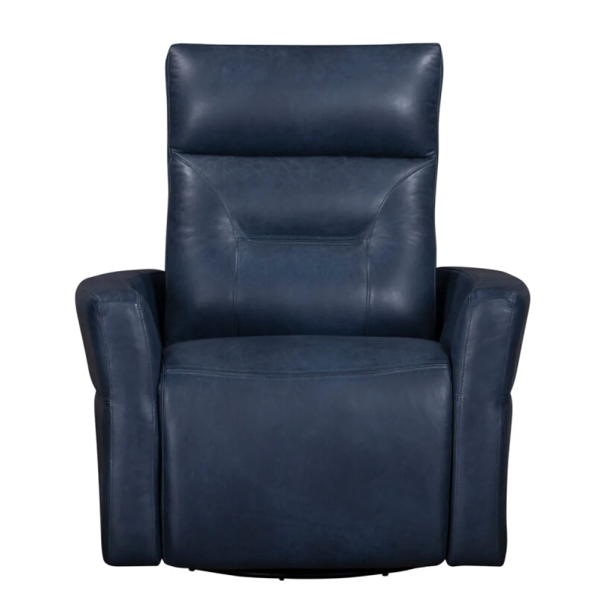 Remmington – Vintage Navy Power Swivel Glider Recliner Recliners blue 7