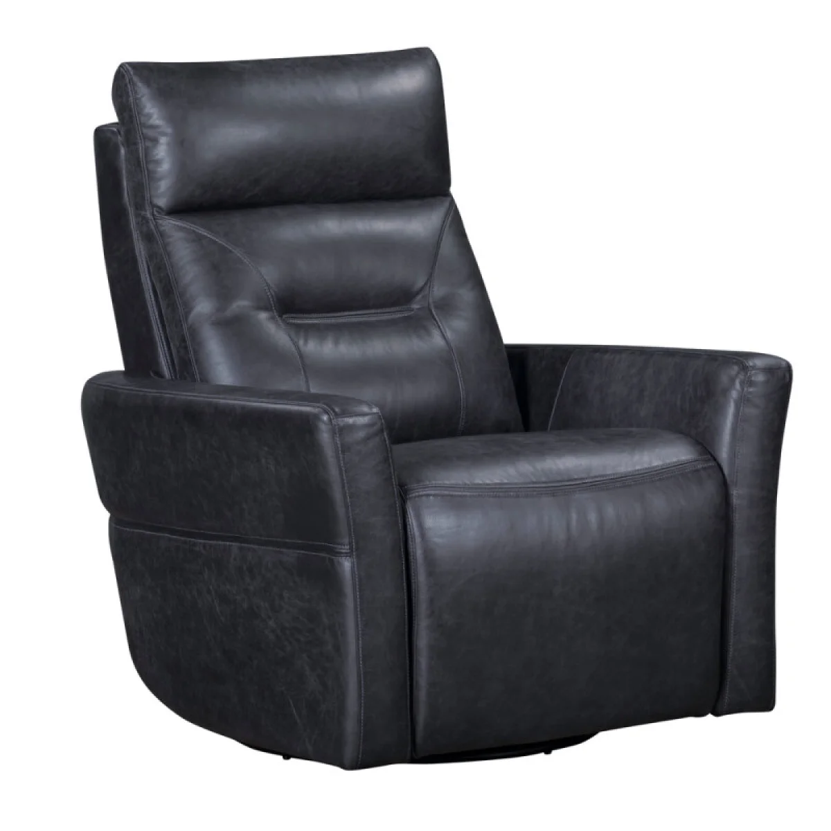 Remmington – Vintage Slate Power Swivel Glider Recliner Recliners black 4