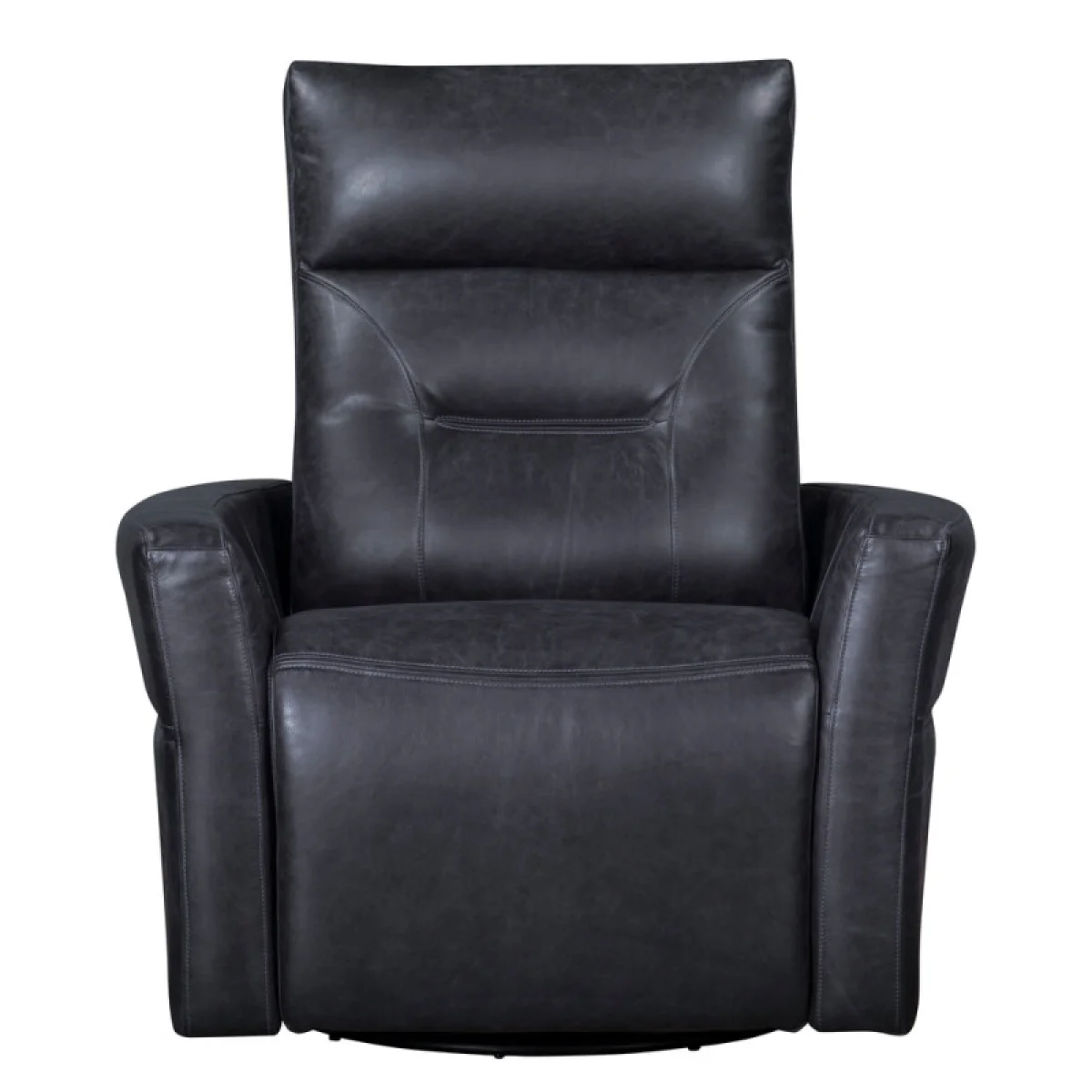 Remmington – Vintage Slate Power Swivel Glider Recliner Recliners black 7