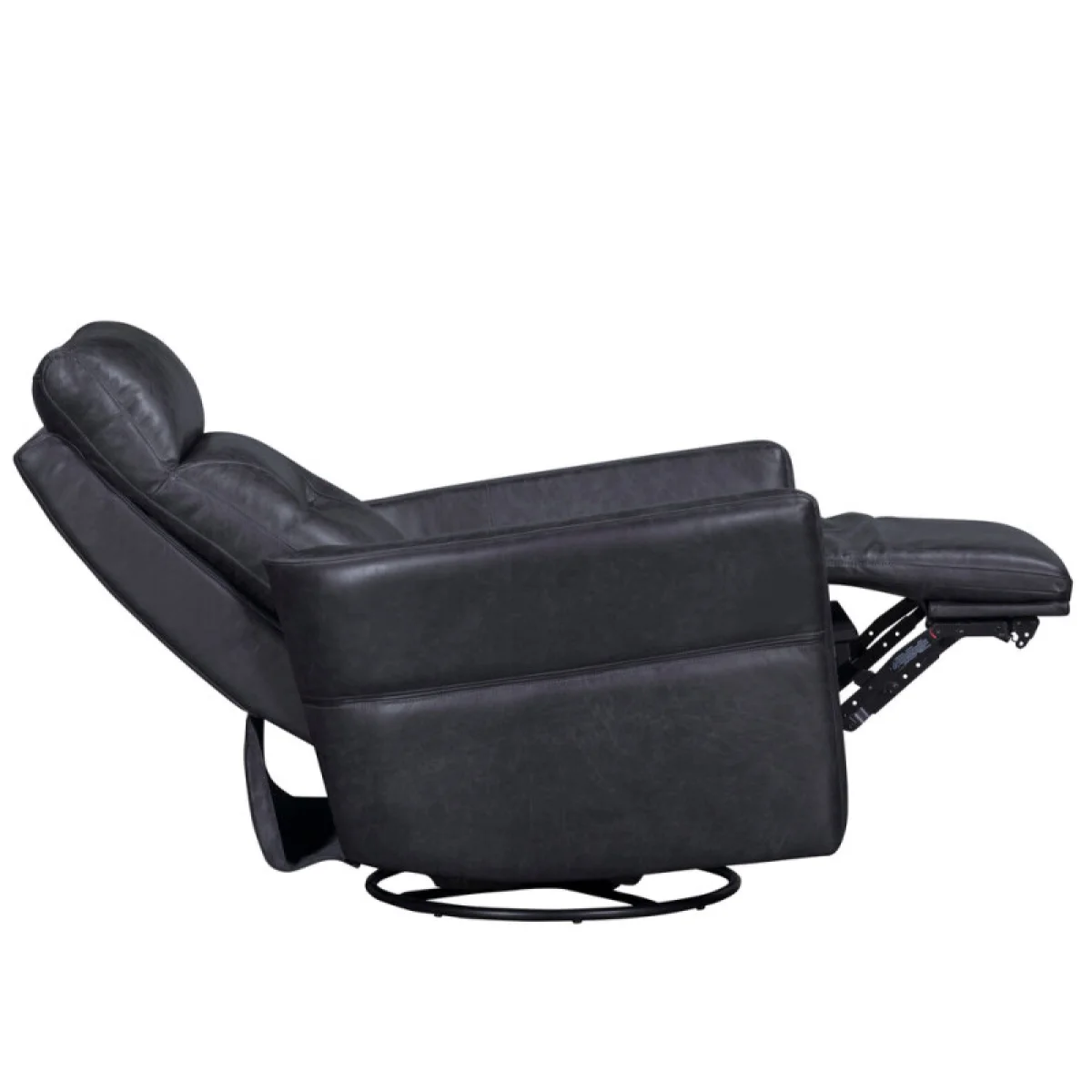 Remmington – Vintage Slate Power Swivel Glider Recliner Recliners black 8