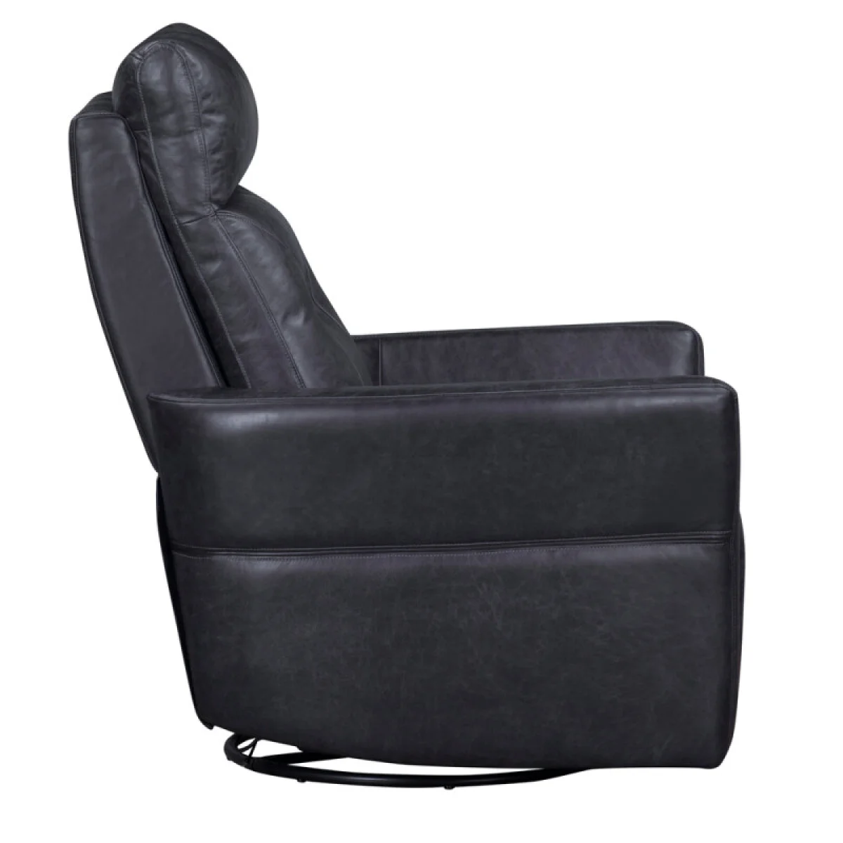 Remmington – Vintage Slate Power Swivel Glider Recliner Recliners black 9