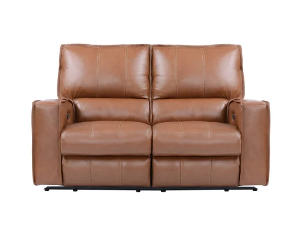 Rockford – Verona Saddle Power Loveseat Recliners Brown