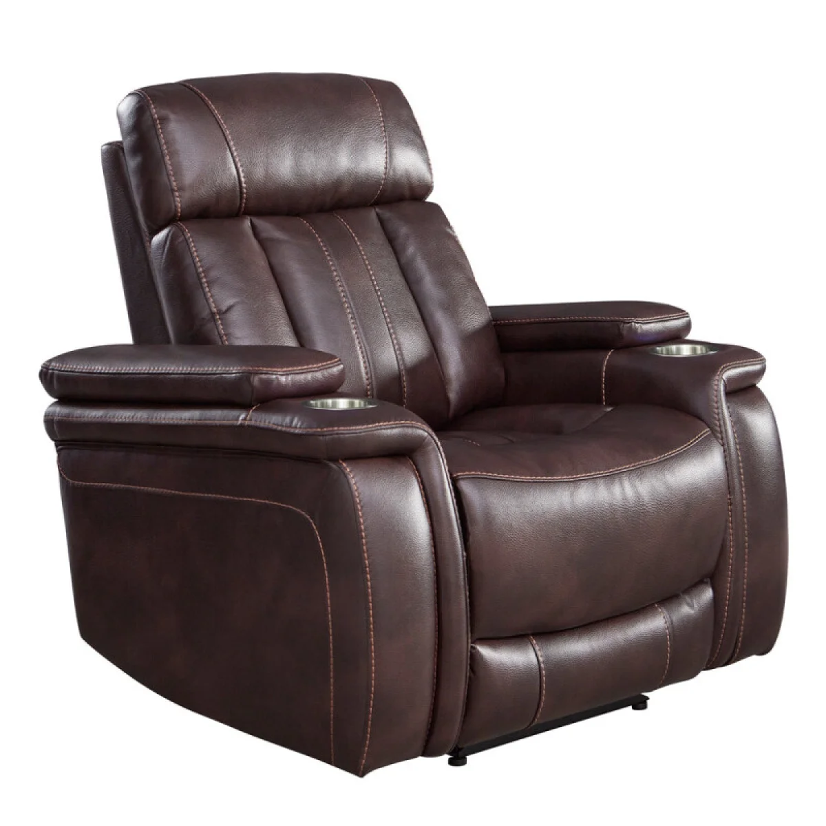 Royce – Fantom Brown Power Recliner Recliners Brown 6