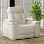 Royce – Fantom Ivory Power Recliner Recliners Cream 8