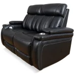 Royce – Midnight Power Loveseat Recliners black 17